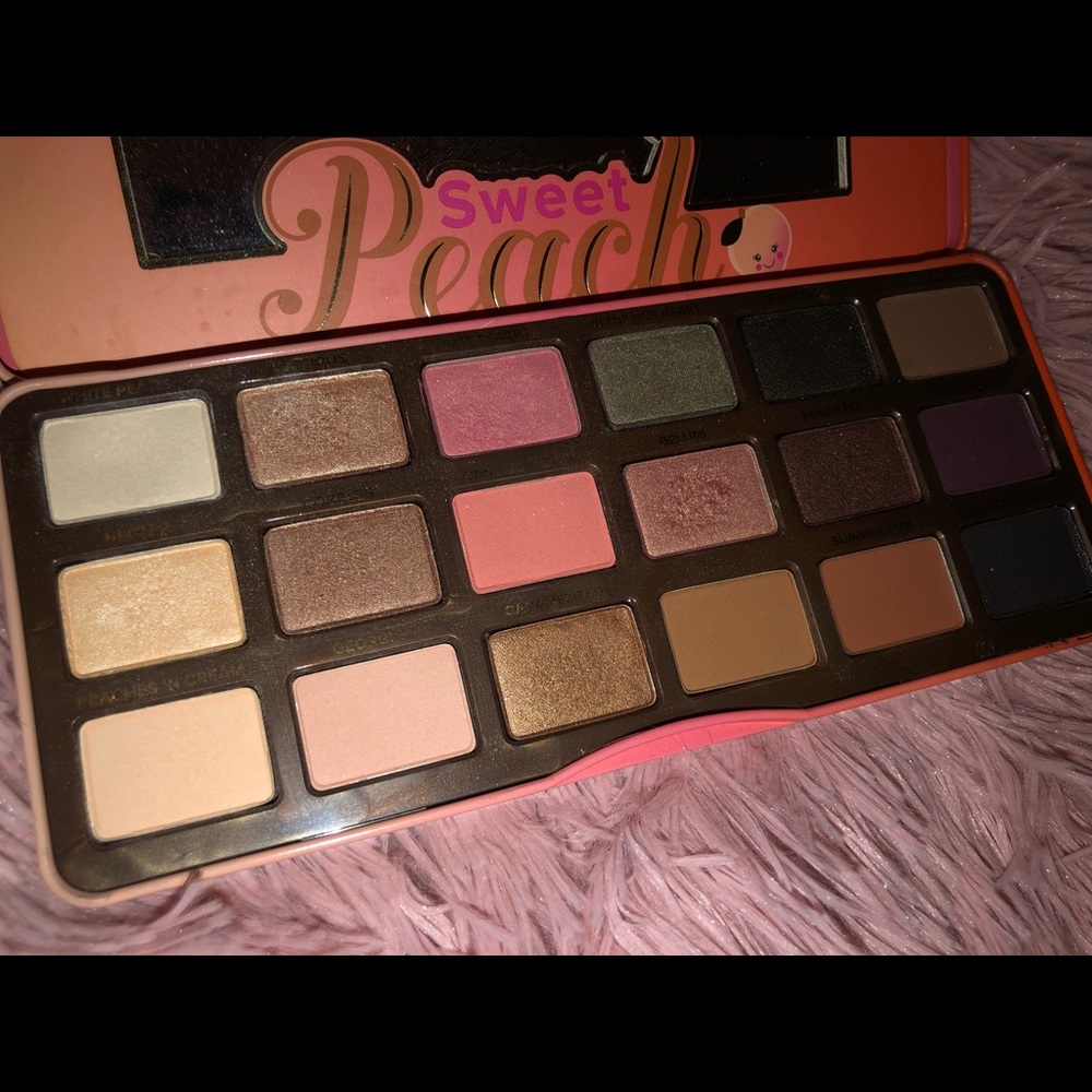 Too Faced sweet peach palette authentic